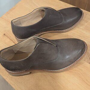 Clarks Artisan Gray Loafers Slip On Comfort Insole Leather Women's Size 6